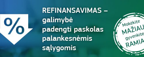 Paskolos refinansavimas